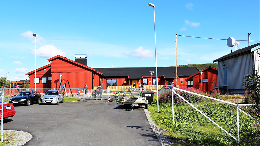 Barnehagen i Vestre Jakobselv. (Foto: Bjørn Roald Lillevik)