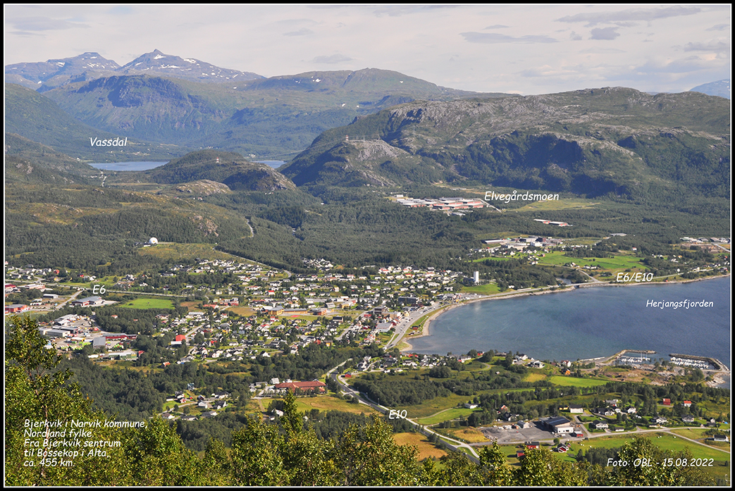 E10  er en fergefri europavei som går mellom Å i Lofoten og Luleå i Sverige. (Foto: Olav Berg Lyngmo)